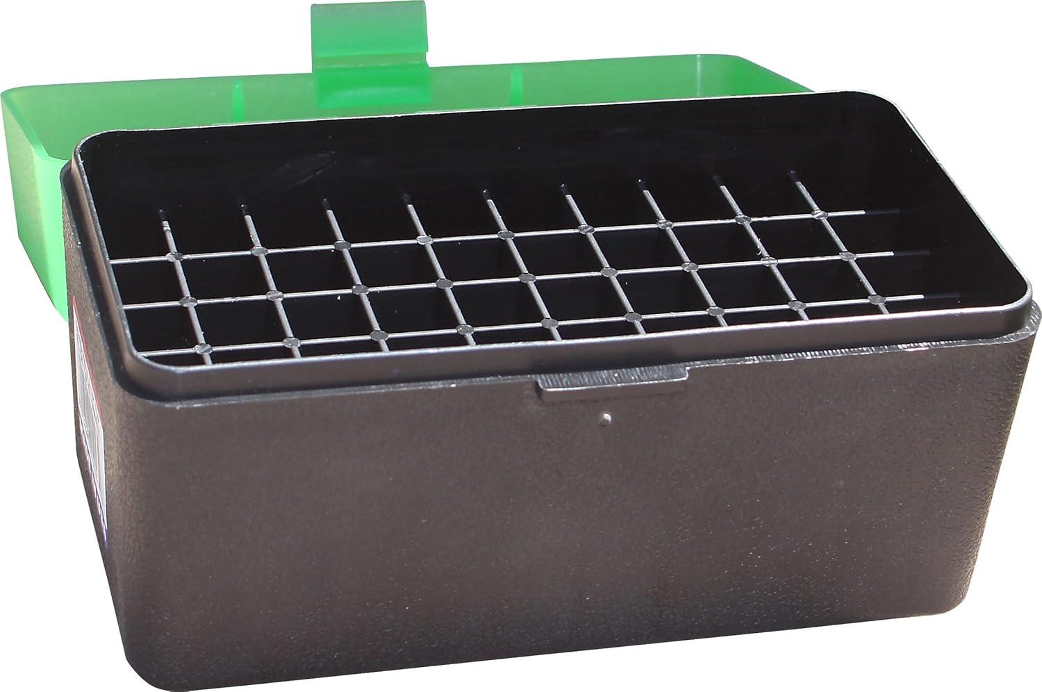 image:imageMTM 50 Round FlipTop Rifle Ammo Box 270 Win 280 Rem 3006 Clear GreenClear Green