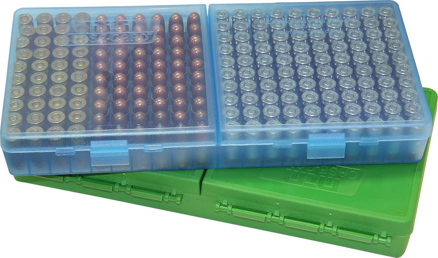 image:imageMTM Ammo Box 200 Round FlipTop 40 10mm 45 ACPClear Blue
