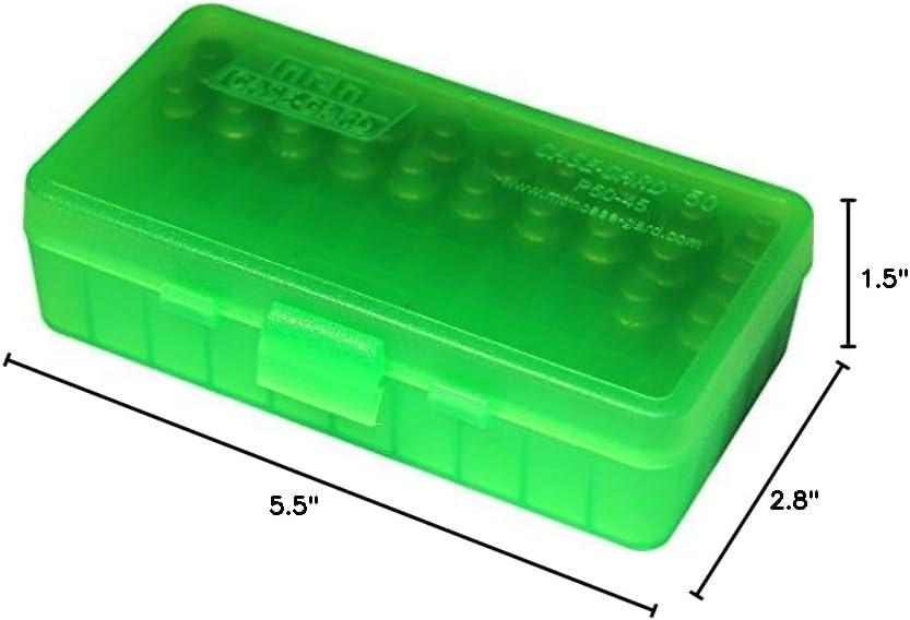 image:imageMTM Ammo Box FlipTop Fits 4010mm amp 45 ACP Made of Polypropylene Stackable Snap Lock Latch USA Made