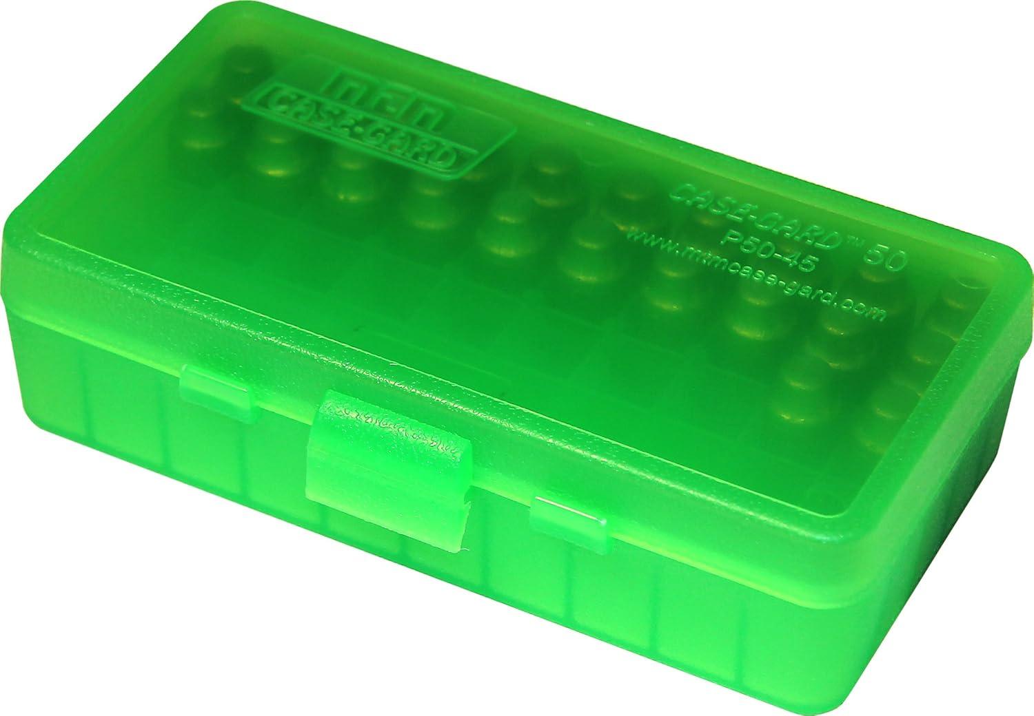 image:imageMTM Ammo Box FlipTop Fits 4010mm amp 45 ACP Made of Polypropylene Stackable Snap Lock Latch USA Made