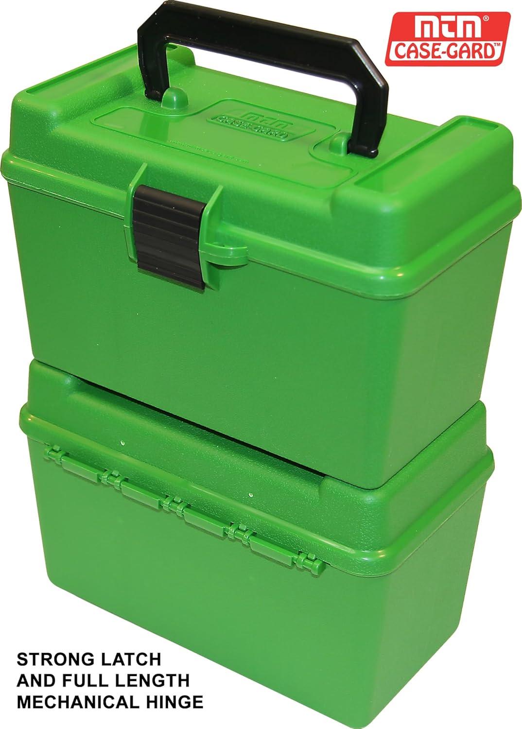image:imageMTM H50RMAG Deluxe 50Round Rifle Ammo Box 300 Win Mag 3030 375 HampH 7mm Rem Mag Model Number H50RMAG10