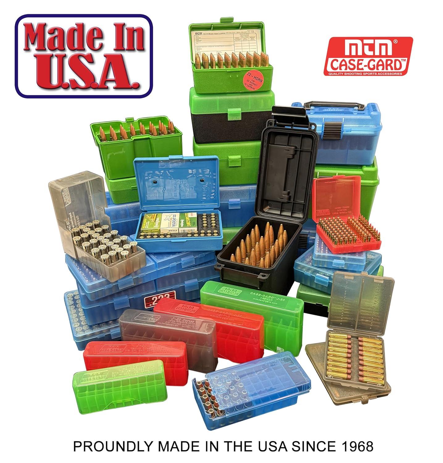 image:imageMTM H50RMAG Deluxe 50Round Rifle Ammo Box 300 Win Mag 3030 375 HampH 7mm Rem Mag Model Number H50RMAG10