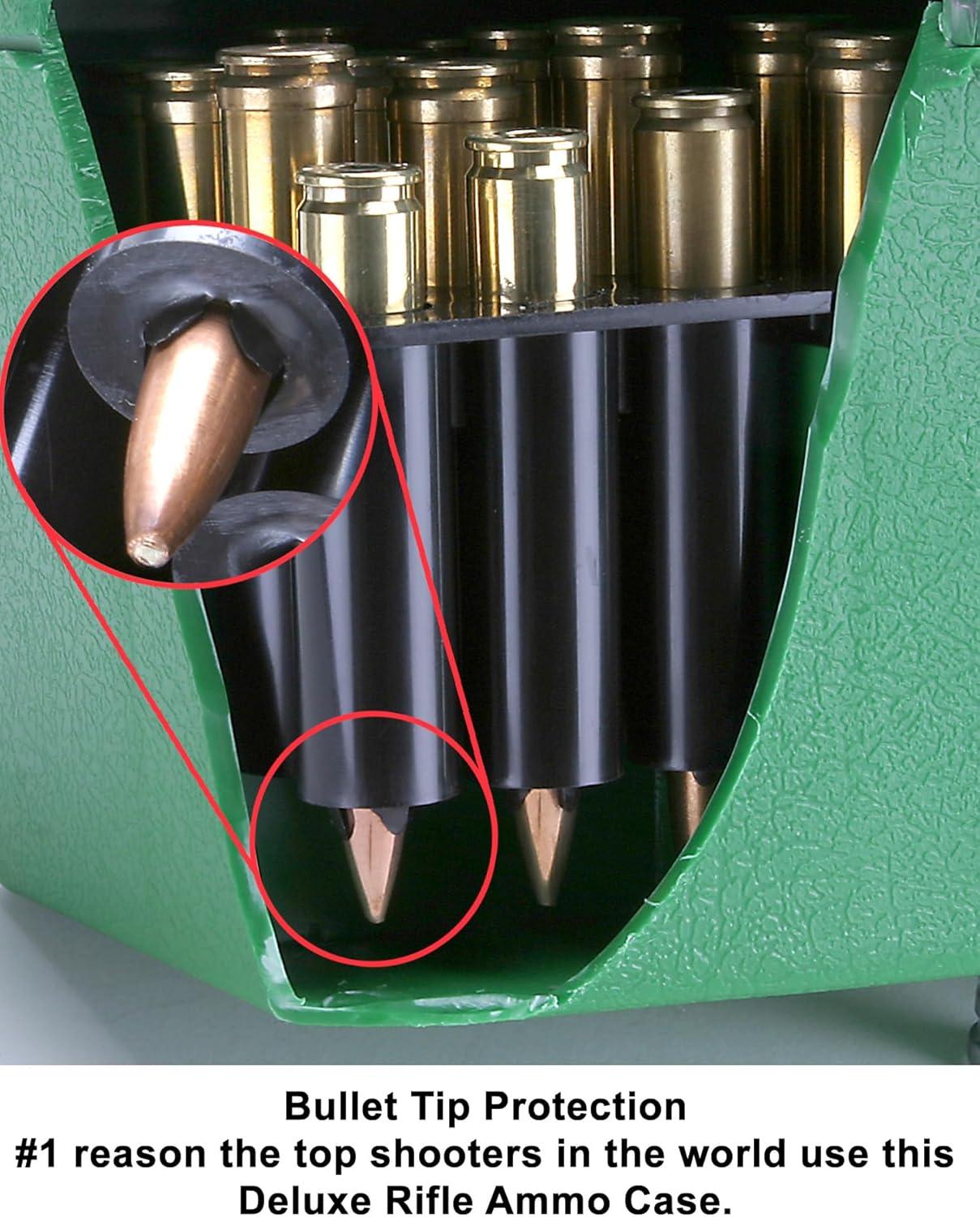 image:imageR100MAG Deluxe Ammo Box 100 Round Handle WSM WSSM Ultra Mag Green 773 x 8 x 447Clear Blue