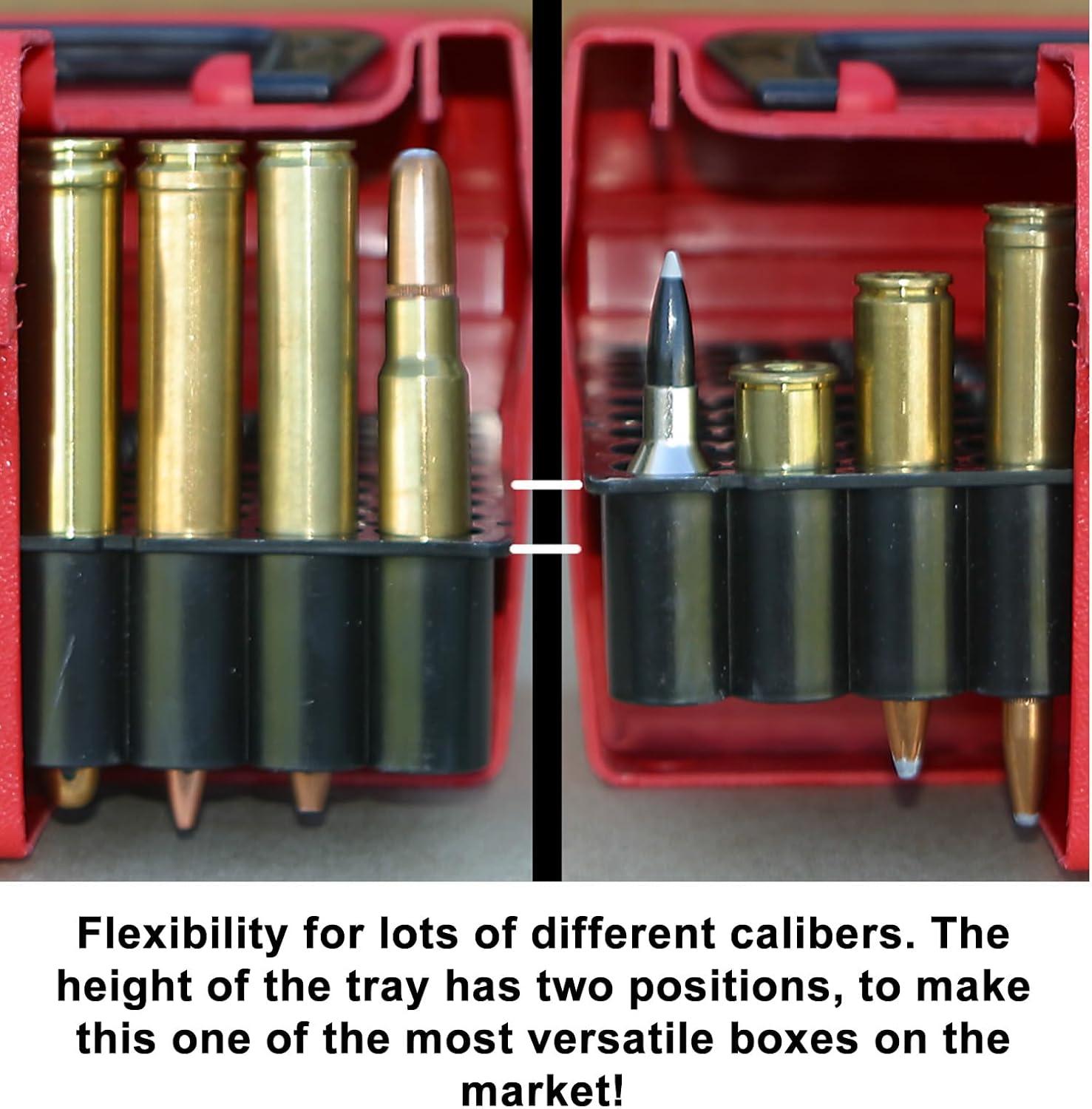 image:imageR100MAG Deluxe Ammo Box 100 Round Handle WSM WSSM Ultra Mag Green 773 x 8 x 447Clear Blue