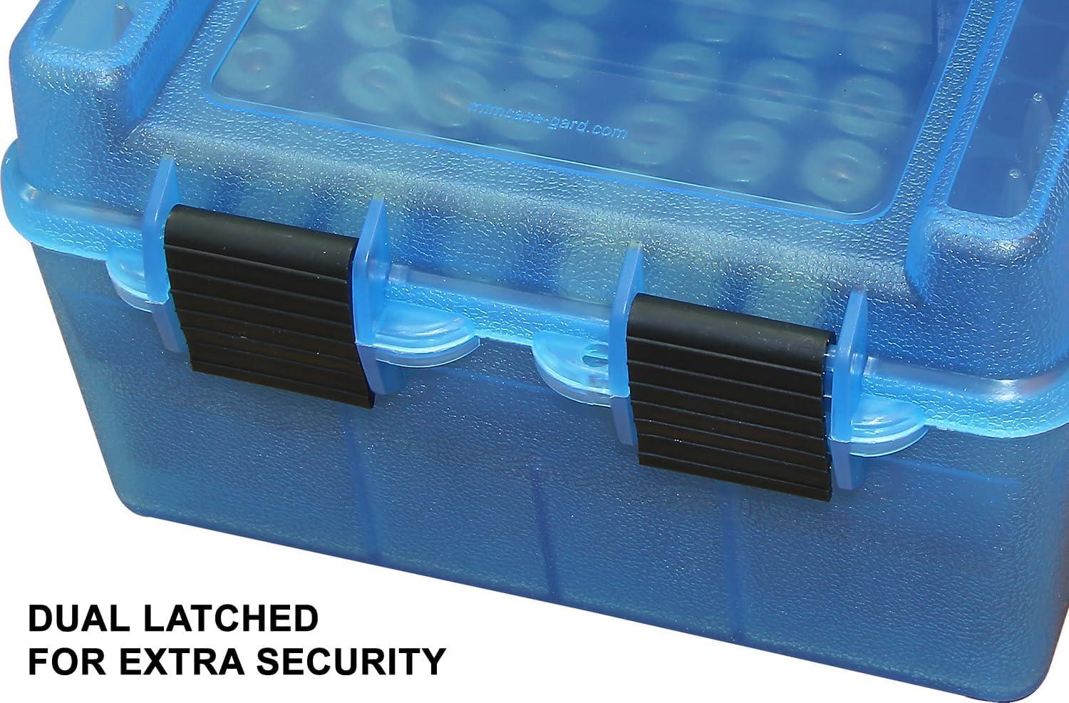 image:imageR100MAG Deluxe Ammo Box 100 Round Handle WSM WSSM Ultra Mag Green 773 x 8 x 447Clear Blue