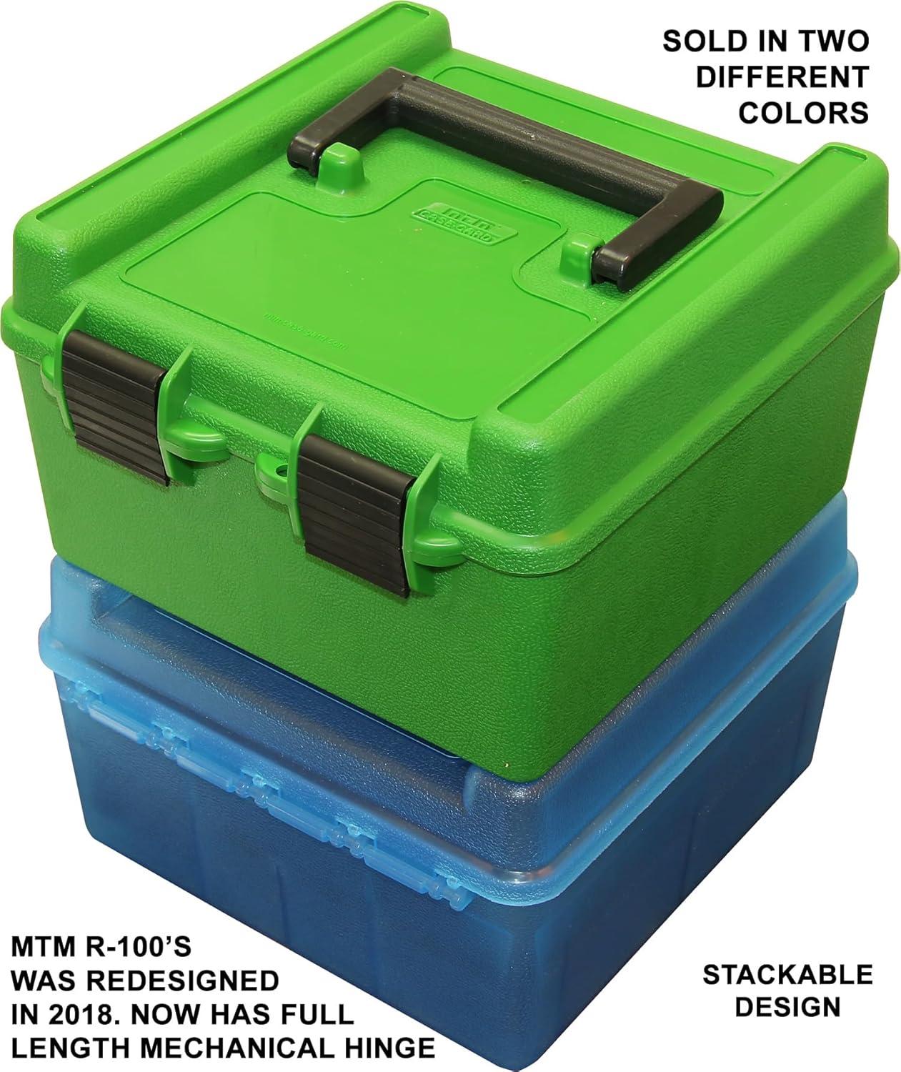 image:imageR100MAG Deluxe Ammo Box 100 Round Handle WSM WSSM Ultra Mag Green 773 x 8 x 447Green