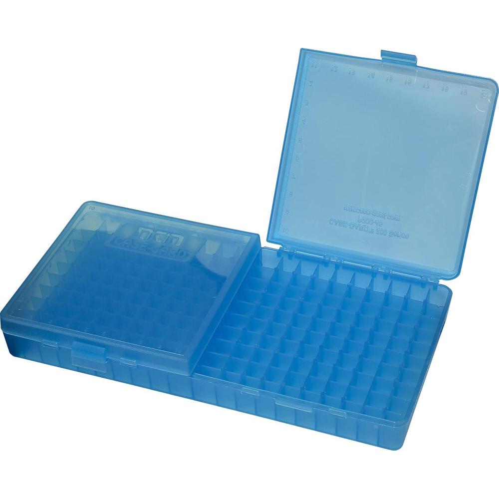 image:imageMTM Ammo Box 200 Round FlipTop 40 10mm 45 ACPClear Blue