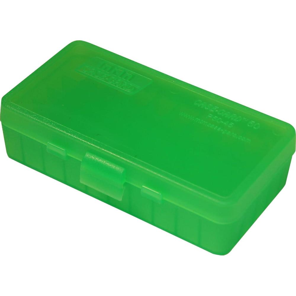 image:imageMTM Ammo Box FlipTop Fits 4010mm amp 45 ACP Made of Polypropylene Stackable Snap Lock Latch USA Made