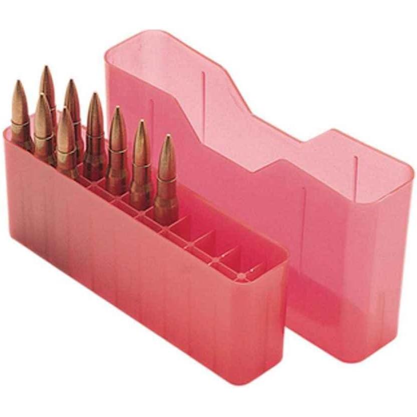 image:imageMTM J20XS SlipTop Ammo Box 20 Round 223 Rem 204 Ruger 222 Rem Mag USA MadeClear Red