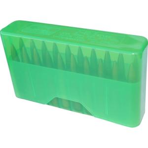 image:imageMTM 20 Round SlipTop Rifle Ammo Box LargeClear Green