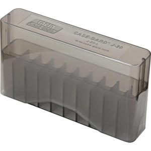 image:imageMTM 20 Round SlipTop Rifle Ammo Box LargeClear Smoke