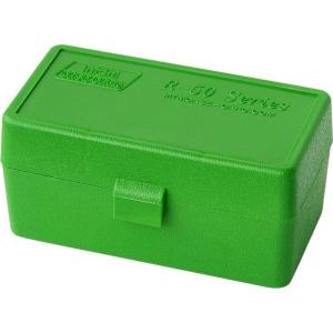 image:imageMTM 22HORN10 Ammo Box 50 Round FlipTop 22 Hornet 30 Carbine 218 BEE Stackable USA Made Green
