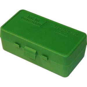 image:imageMTM 50 Round FlipTop Ammo Box 4144 Cal Green  175Clear Green