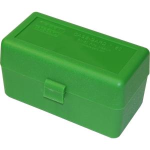 image:imageMTM 50 Round FlipTop Rifle Ammo Box 243 to 308 WinGreen