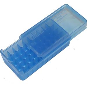 image:imageMTM CaseGard P50SS4516 Side Slide Ammo Box 50 Round 45 ACP 10mm 357 Sig 40 SampW 45 GAP 8mm Nanbu USA Made Clear GreenClear Blue