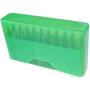 image:imageMTM J20M SlipTop Rifle Ammo Box 20RoundClear Green