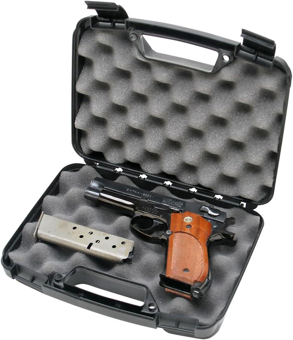 image:imageMTM 805Single Pistol Handgun Case Up to 4 Revolver Barrel USA MadeBlack
