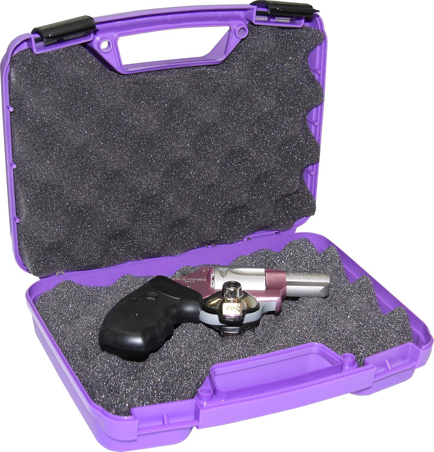 image:imageMTM 805Single Pistol Handgun Case Up to 4 Revolver Barrel USA MadePurple