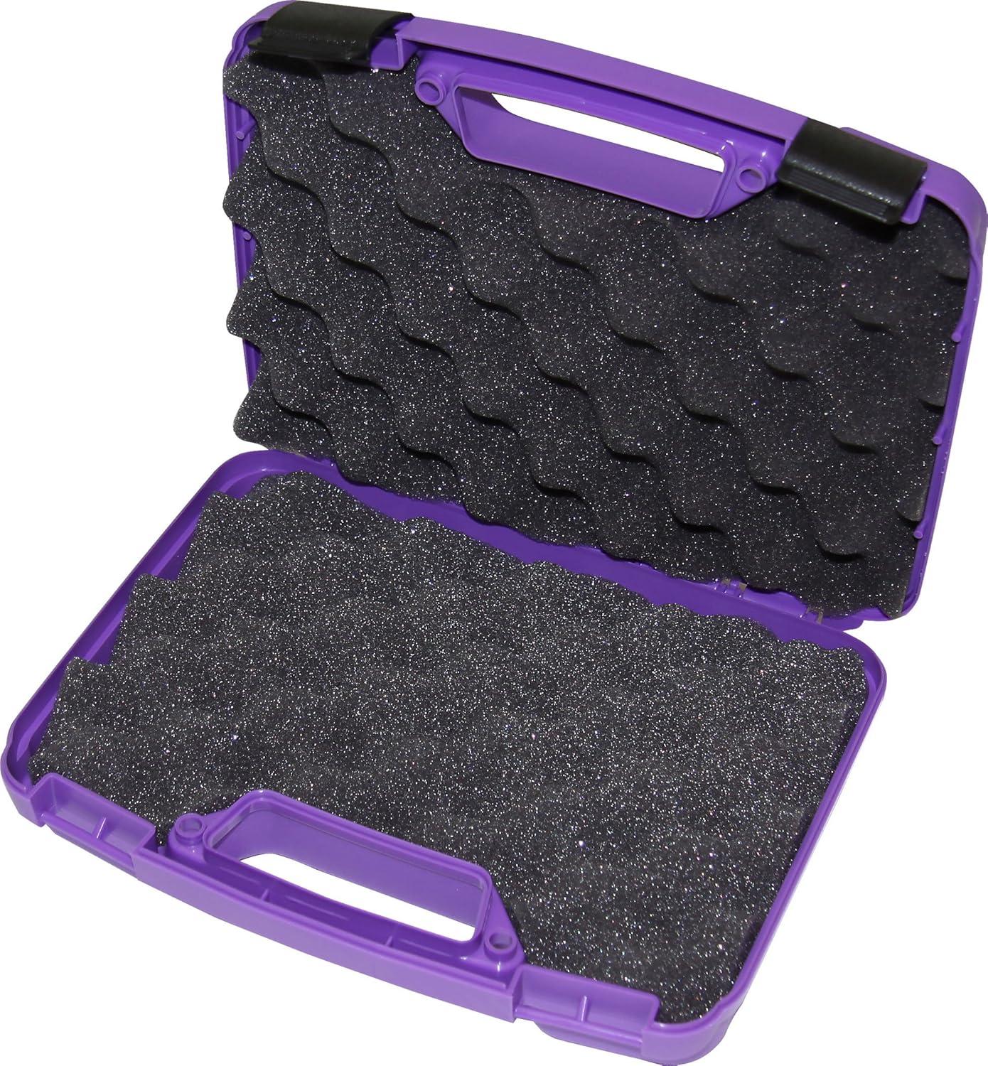 image:imageMTM 805Single Pistol Handgun Case Up to 4 Revolver Barrel USA MadePurple