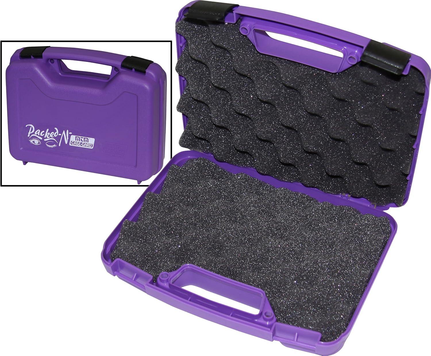 image:imageMTM 805Single Pistol Handgun Case Up to 4 Revolver Barrel USA MadePurple