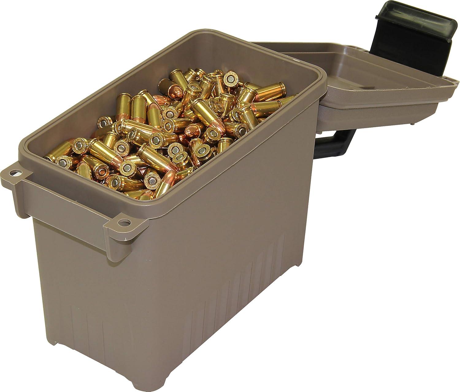 image:imageMTM AC1525 Ammo Can Mini for Bulk Ammo WaterResistant Seal Double Padlock Tabs 12Pound Capacity USA Made PurpleDark Earth