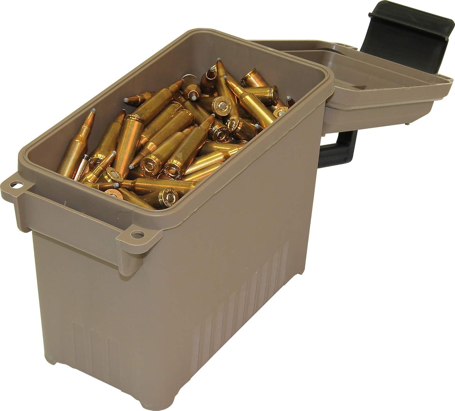 image:imageMTM AC1525 Ammo Can Mini for Bulk Ammo WaterResistant Seal Double Padlock Tabs 12Pound Capacity USA Made PurpleDark Earth