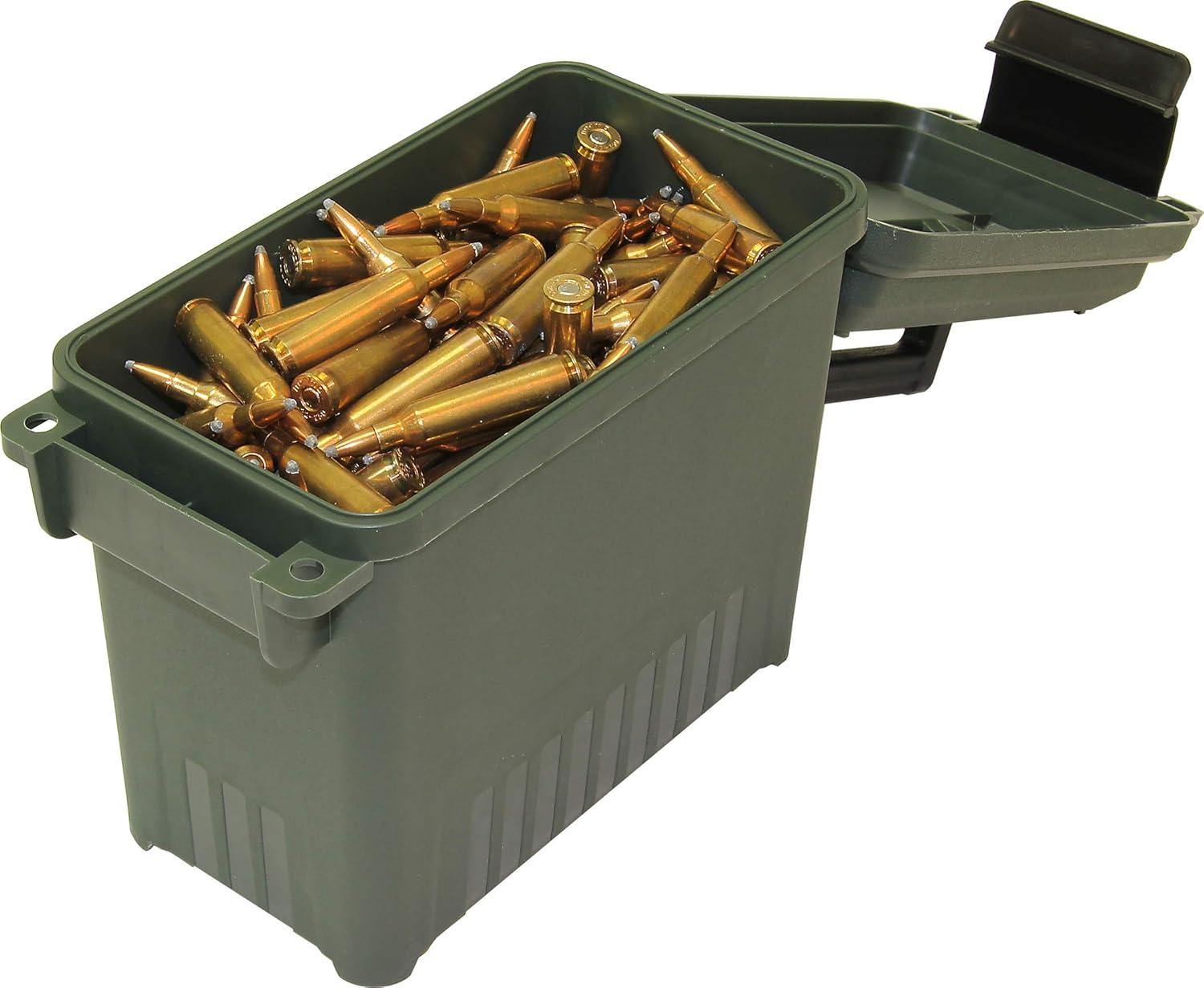 image:imageMTM AC1525 Ammo Can Mini for Bulk Ammo WaterResistant Seal Double Padlock Tabs 12Pound Capacity USA Made PurpleGreen