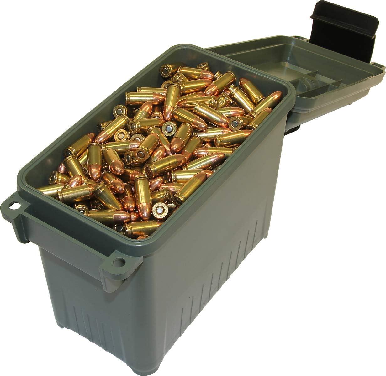 image:imageMTM AC1525 Ammo Can Mini for Bulk Ammo WaterResistant Seal Double Padlock Tabs 12Pound Capacity USA Made PurpleGreen