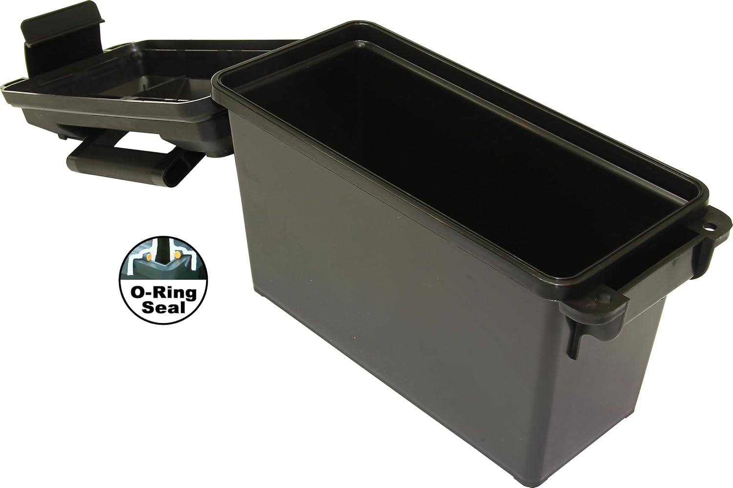 image:imageMTM AC30T Ammo Storage Box 30 Cal Ammo Can Excellent Field Boxes Water and Dust Resistant Lockable Storage Box with Handle Secures Hunting Gear Supplies and Bullets USA MadeBlack