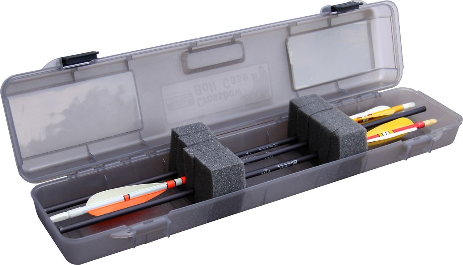 image:imageMTM BHCB Crossbolt Case Holds 12 Bolts up to 23 USA MadeClear Smoke