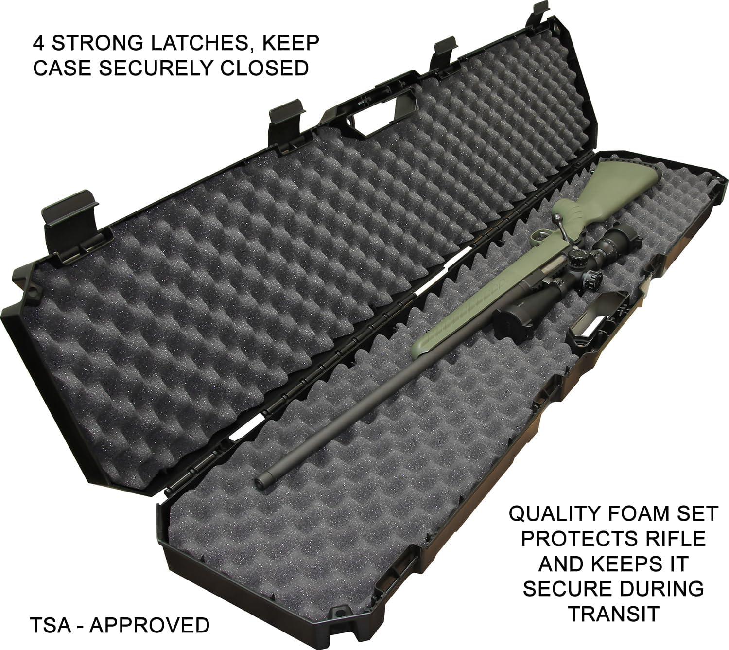 image:imageMTM RC51 Single Scoped Rifle Case 51 USA Made Black
