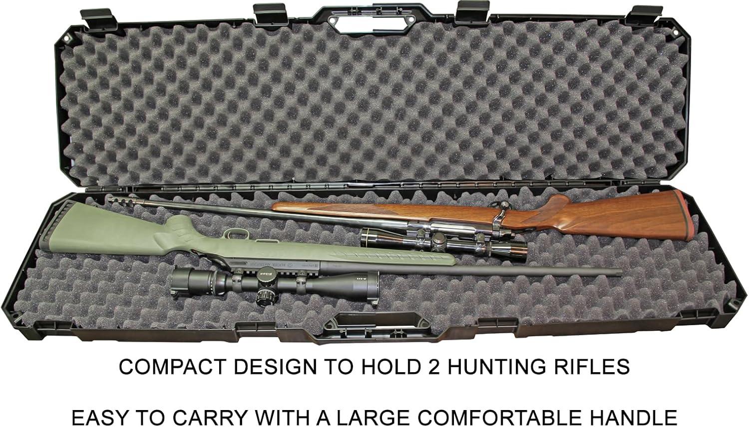 image:imageMTM RC51D Double Scoped Rifle Case 51 USA Made Black