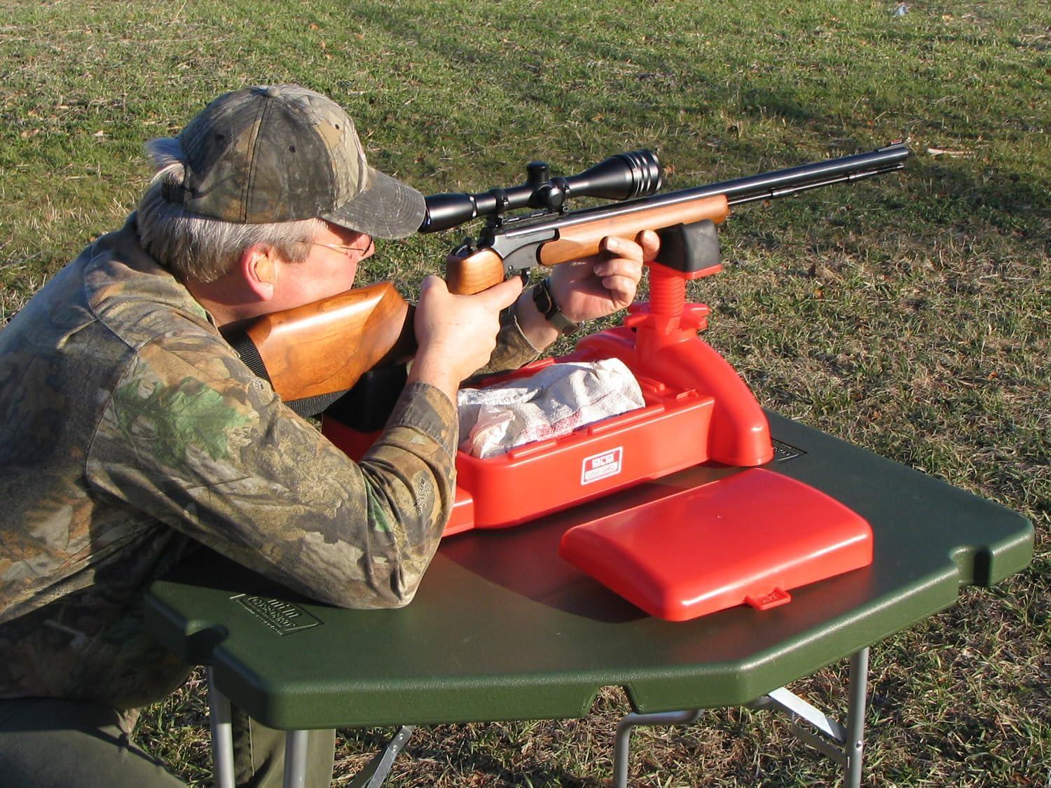 image:imageMTM SGR30 ShoulderGard Recoil Reducing Rifle Shooting Rest for Outdoor Range USA Made Red