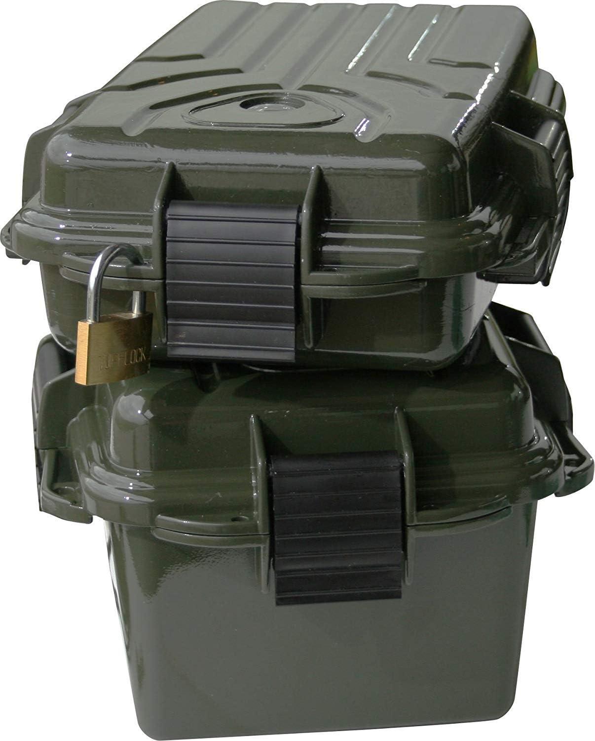 image:imageMTM Survivor Dry Box with ORing Seal Orange Small S107235Forest Green