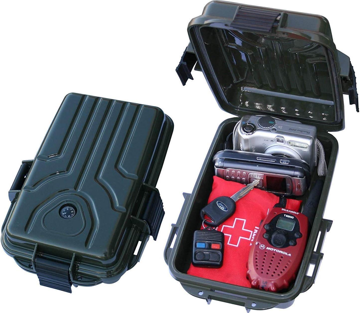 image:imageMTM Survivor Dry Box with ORing Seal Orange Small S107235Forest Green