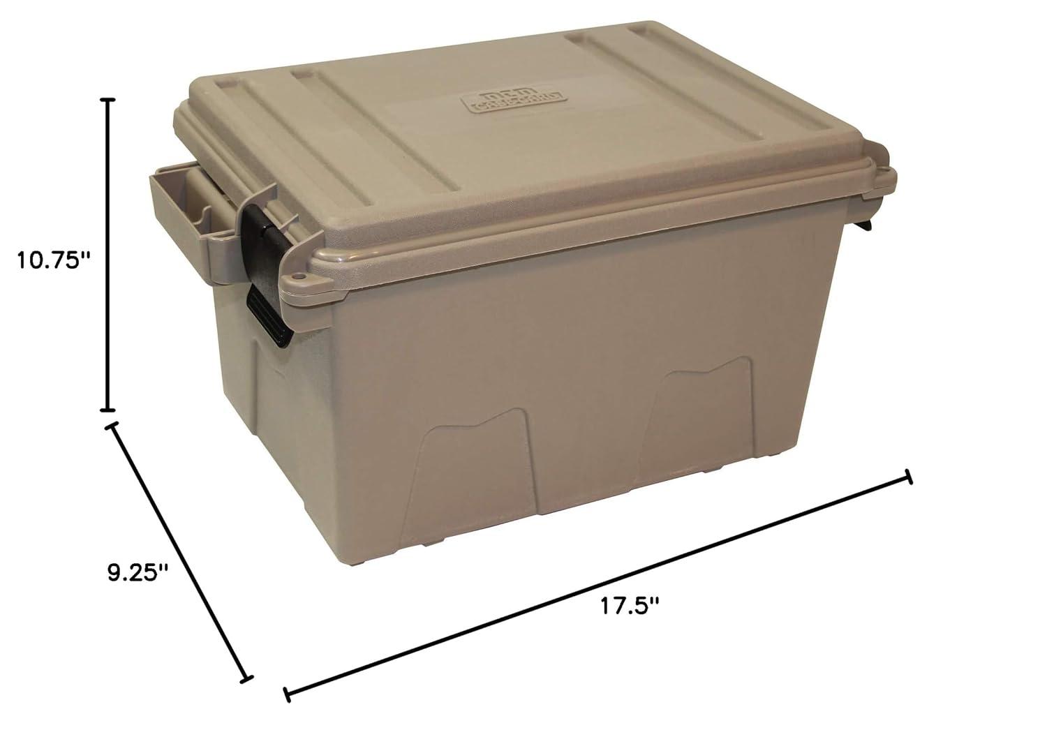 image:imageMTM TMC308 Tactical Magazine Can 308 762x51 Magazine Storage Stackable Water Resistant Double Padlocked Tabbed USA Made Dark Earth