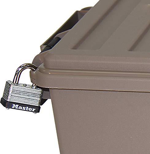 image:imageMTM TMC308 Tactical Magazine Can 308 762x51 Magazine Storage Stackable Water Resistant Double Padlocked Tabbed USA Made Dark Earth