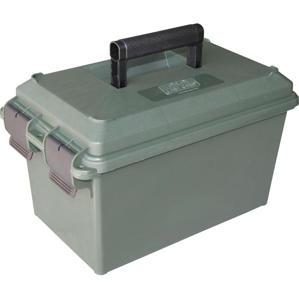 image:imageMTM AC11 Ammo Can for Bulk Ammo Lockable WaterResistant HeavyDuty Dual Latches Double Padlock Tabs USA Made Forest Green
