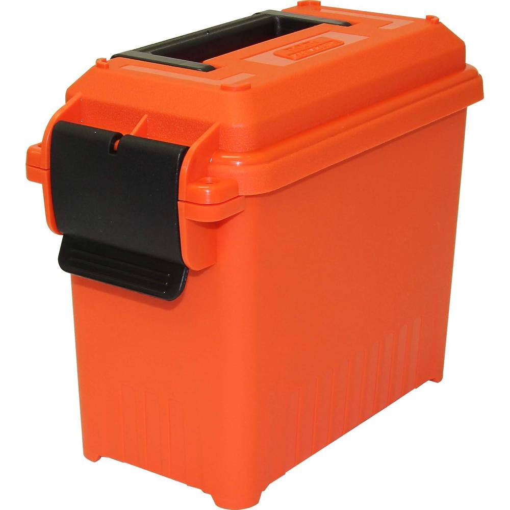 image:imageMTM AC1525 Ammo Can Mini for Bulk Ammo WaterResistant Seal Double Padlock Tabs 12Pound Capacity USA Made PurpleOrange