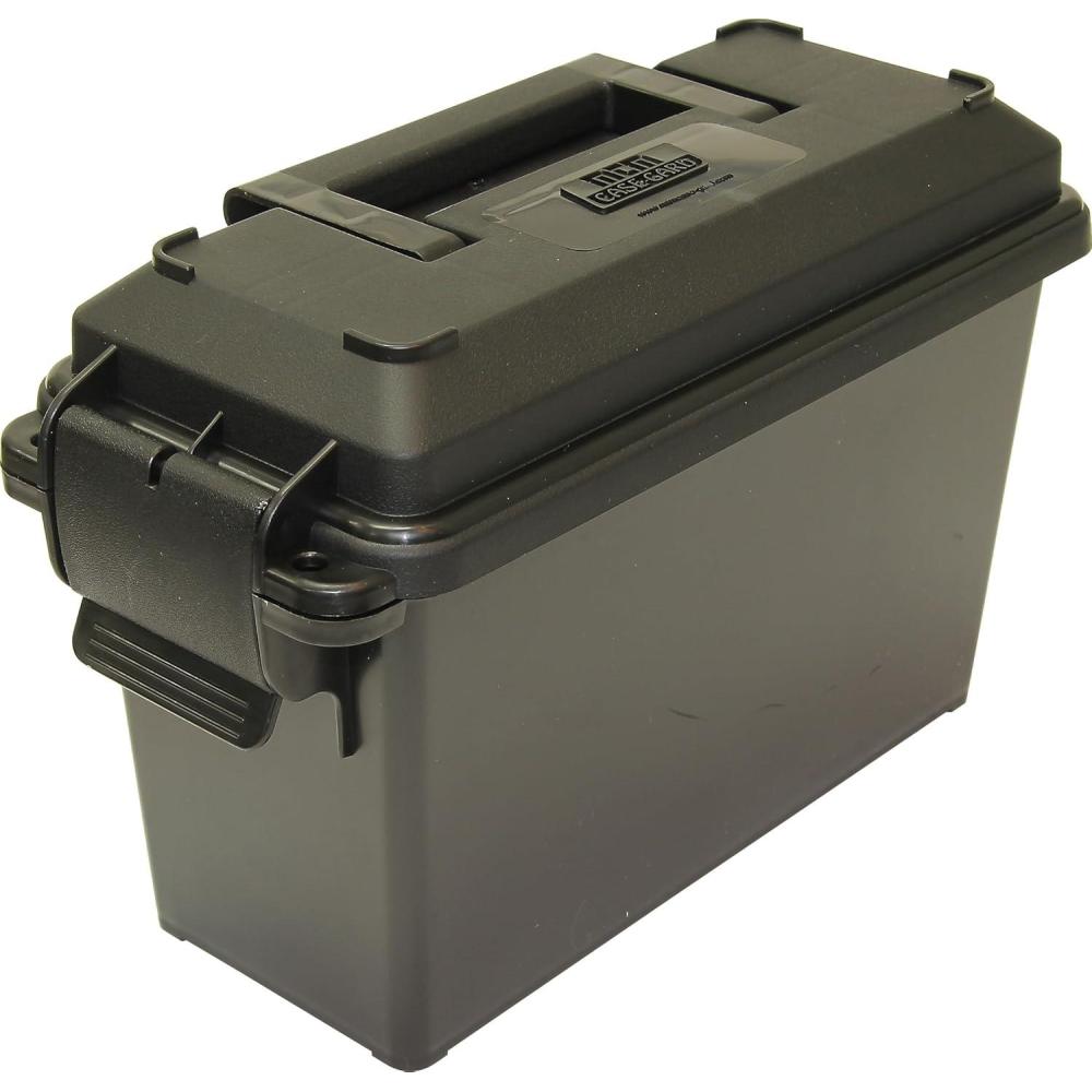 image:imageMTM AC30T Ammo Storage Box 30 Cal Ammo Can Excellent Field Boxes Water and Dust Resistant Lockable Storage Box with Handle Secures Hunting Gear Supplies and Bullets USA MadeBlack