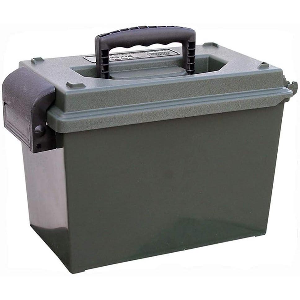 image:imageMTM SDB011 Sportsmens Dry Box ORing Sealed Heavy Duty Latch Lockable CrushProof USA Made Forest Green