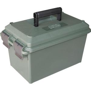 image:imageMTM AC11 Ammo Can for Bulk Ammo Lockable WaterResistant HeavyDuty Dual Latches Double Padlock Tabs USA Made Forest Green