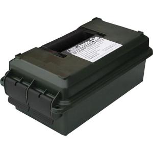 image:imageMTM AC30C11 Ammo Can Short  30Caliber  HeavyDuty Dual Latching System  Rugged Polypropylene Plastic  ORing Seal System Water Resistant  Forest Green Medium
