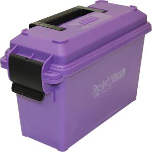 image:imageMTM AC30T Ammo Storage Box 30 Cal Ammo Can Excellent Field Boxes Water and Dust Resistant Lockable Storage Box with Handle Secures Hunting Gear Supplies and Bullets USA MadePurple