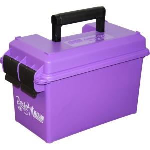 image:imageMTM AC50C Ammo Can 50 Caliber Field Boxes Lockable Storage Box with Handle Water and Dust Resistant Secures Hunting Gear Supplies and Bullets Stackable USA MadePurple