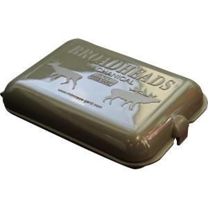 image:imageMTM BHM Mechanical Broadhead Case Store 6 Broadheads Compact Size USA Made Army Green