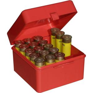 image:imageMTM S252030 25 Round 20 Gauge Shotshell Box Flip Top Lid USA Made Red