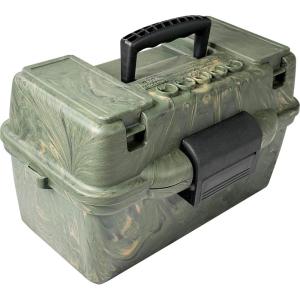 image:imageMTM SF100D09 Deluxe Shotshell Case 100 Round Waterfowl Accessory Tough Box Design Water Resistant Seal USA Made Camo