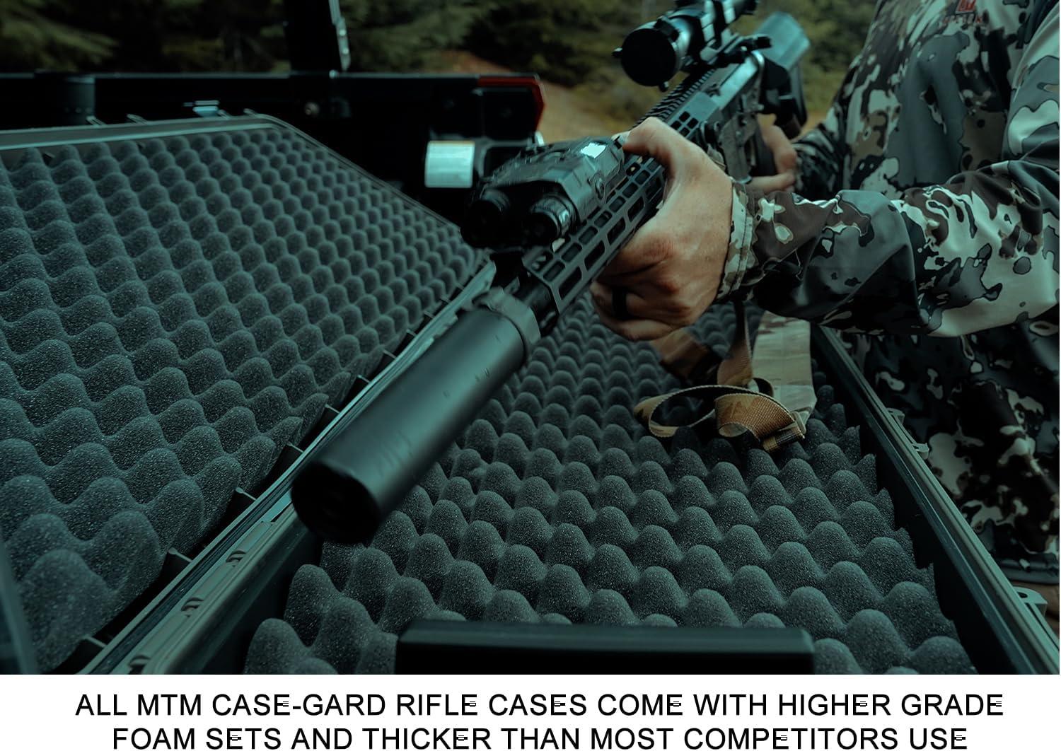 image:imageMTM TRC39 Tactical Rifle Crate with Wheels 39 Single Scope Hard Rifle Gun Carrying Case Lockable All Weather Shooting Gear Storage Box ideal for Range or Field Made in USA Dark Earth