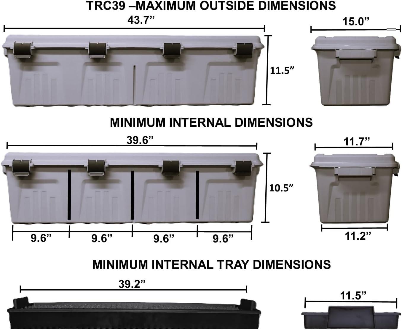 image:imageMTM TRC39 Tactical Rifle Crate with Wheels 39 Single Scope Hard Rifle Gun Carrying Case Lockable All Weather Shooting Gear Storage Box ideal for Range or Field Made in USA Dark Earth